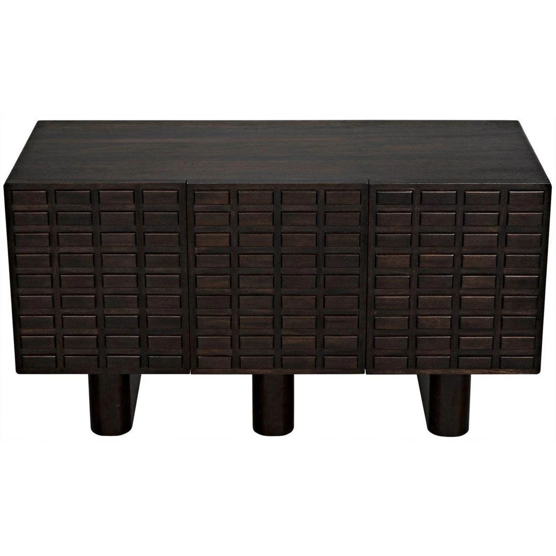 Noir Furniture Noir Vega Sideboard, Ebony Walnut