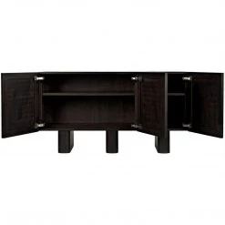 Noir Furniture Noir Vega Sideboard, Ebony Walnut