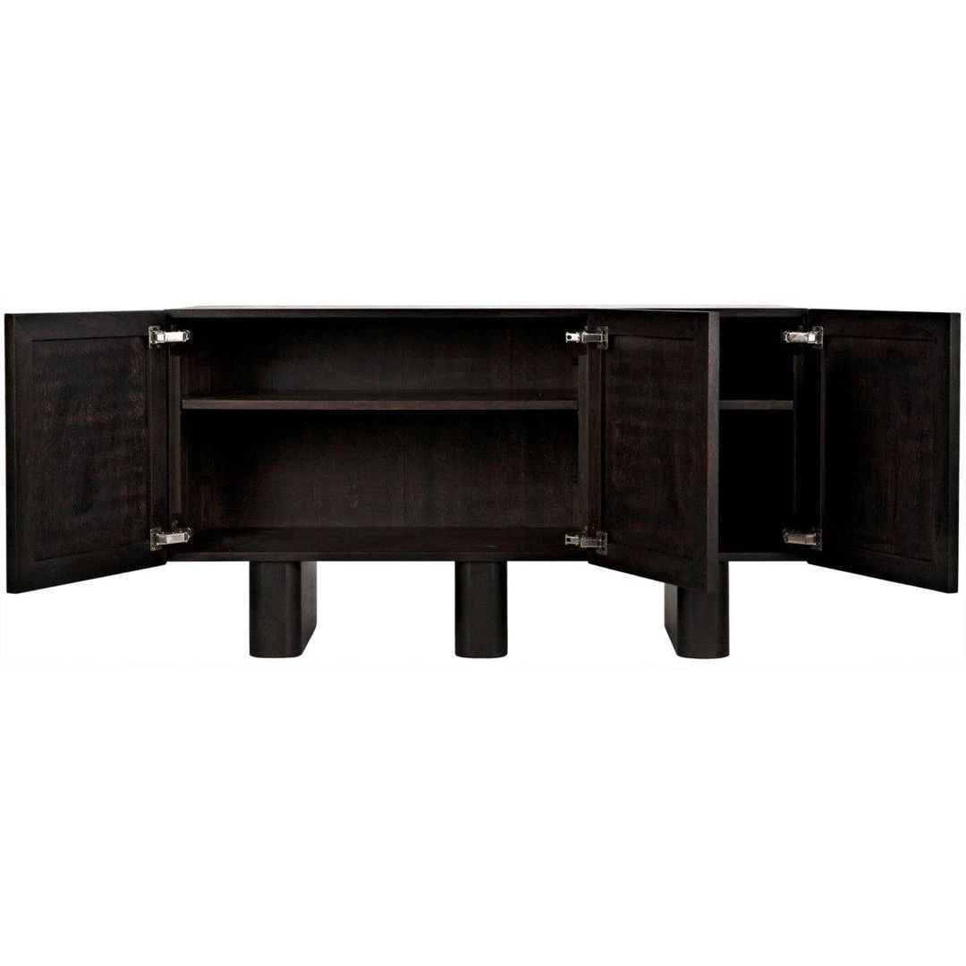 Noir Furniture Noir Vega Sideboard, Ebony Walnut
