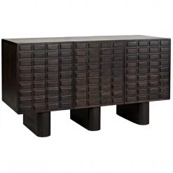 Noir Furniture Noir Vega Sideboard, Ebony Walnut