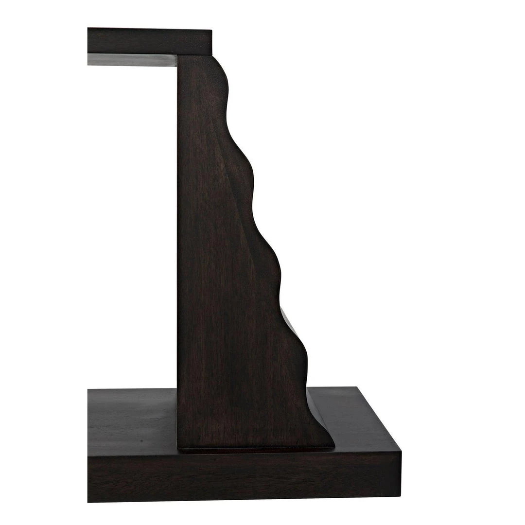 Noir Furniture Accent Tables Noir Aurora Console, Ebony Walnut