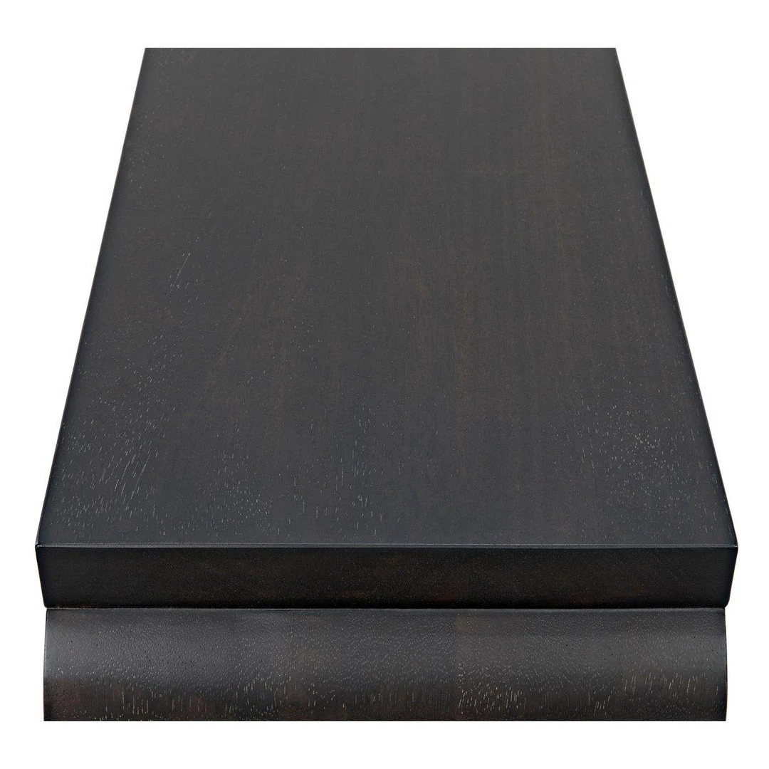 Noir Furniture Accent Tables Noir Aurora Console, Ebony Walnut