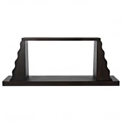 Noir Furniture Accent Tables Noir Aurora Console, Ebony Walnut