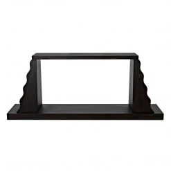 Noir Furniture Accent Tables Noir Aurora Console, Ebony Walnut