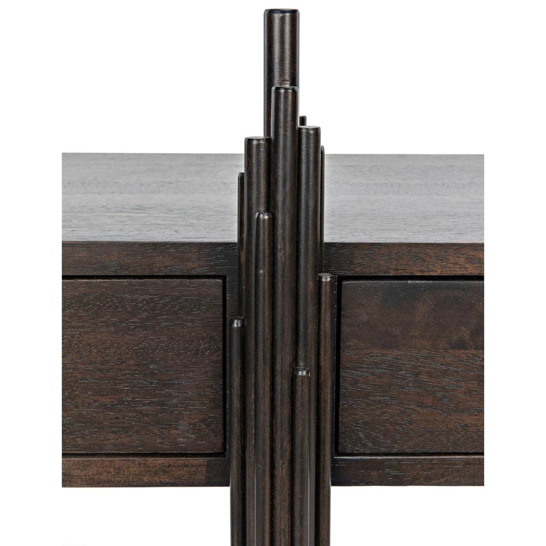 Noir Furniture Noir Keira Console, Ebony Walnut Consoles