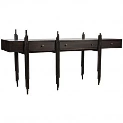 Noir Furniture Noir Keira Console, Ebony Walnut Consoles