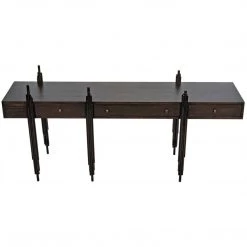 Noir Furniture Noir Keira Console, Ebony Walnut Consoles