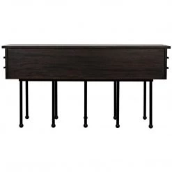 Noir Furniture Noir Oliver Console, Ebony Walnut
