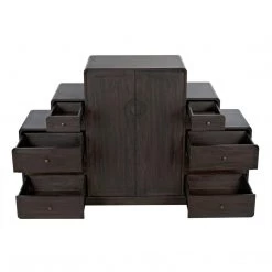 Noir Furniture Noir Nova Sideboard, Ebony Walnut