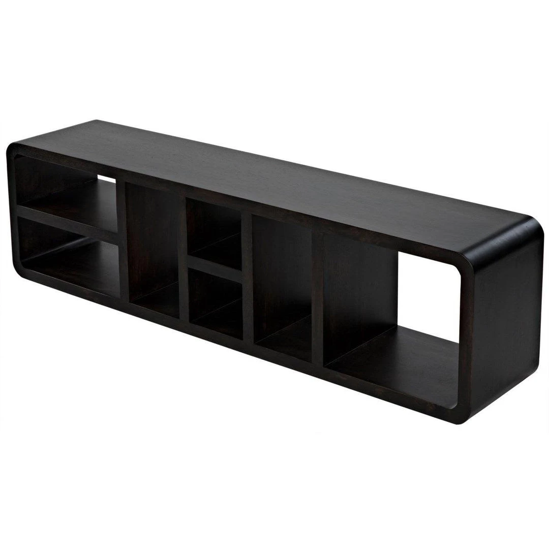 Noir Furniture Noir Faction Console, Ebony Walnut Consoles