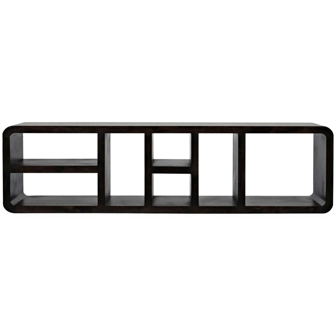 Noir Furniture Noir Faction Console, Ebony Walnut Consoles