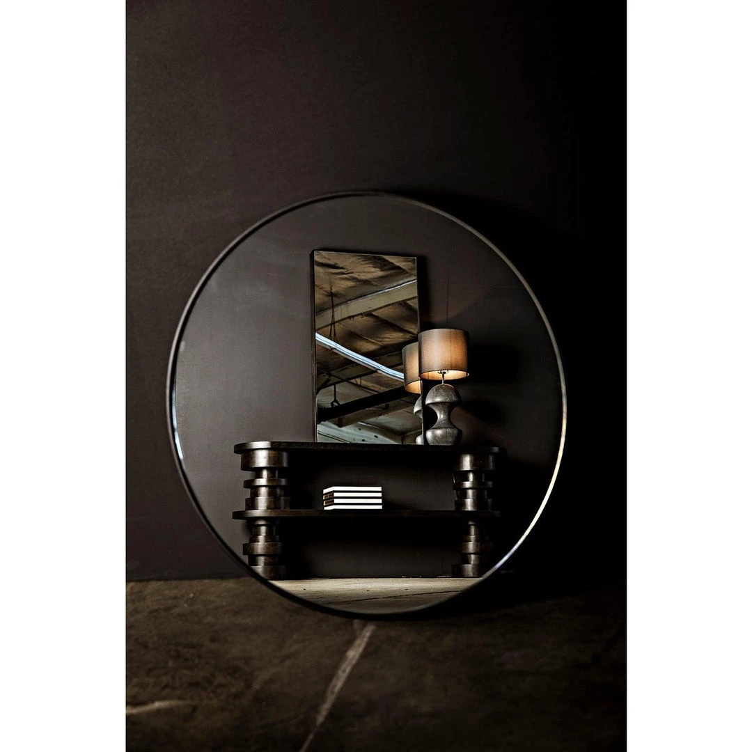 Noir Furniture Noir Fuller Console, Ebony Walnut Accent Tables