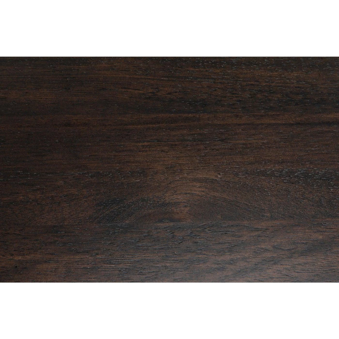 Noir Furniture Noir Fuller Console, Ebony Walnut Accent Tables