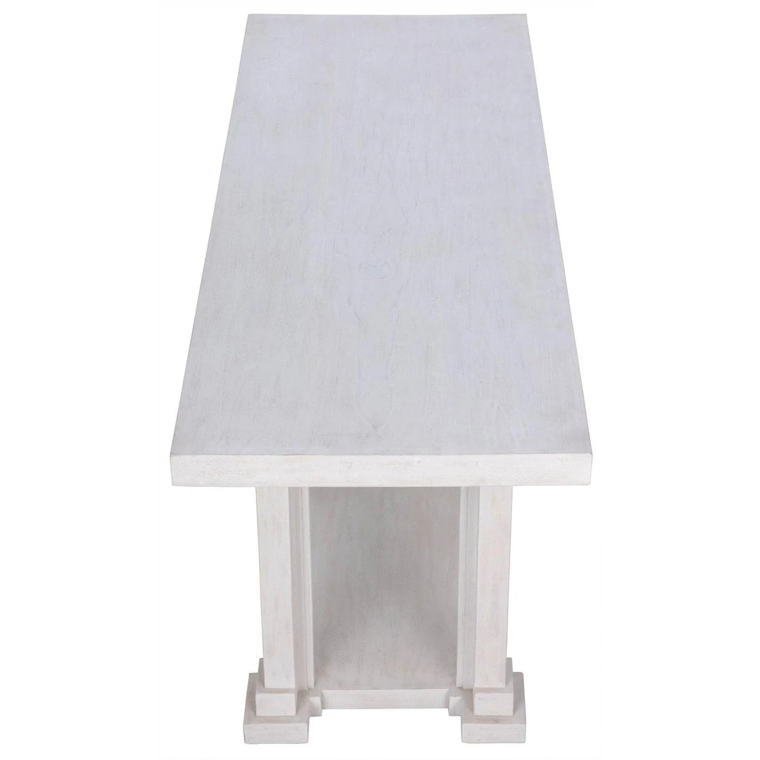 Noir Furniture Noir Parcival Console, White Wash Accent Tables