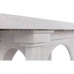 Noir Furniture Noir Parcival Console, White Wash Accent Tables