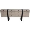 Noir Furniture Noir Mendez Sideboard W/Metal, Bleached Wood