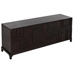 Noir Furniture Noir Holden Sideboard, Ebony Walnut