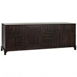 Noir Furniture Noir Holden Sideboard, Ebony Walnut