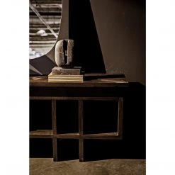 Noir Furniture Noir Kirill Console, Ebony Walnut Sofas