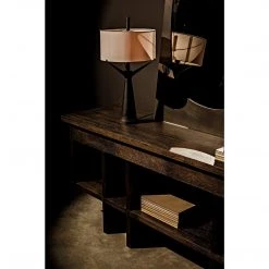 Noir Furniture Noir Kirill Console, Ebony Walnut Sofas