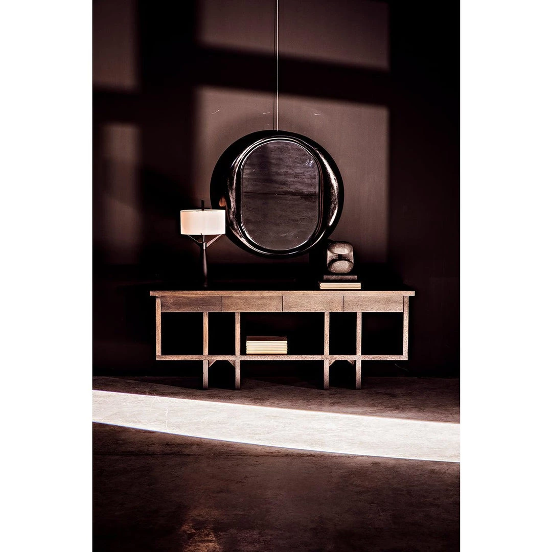 Noir Furniture Noir Kirill Console, Ebony Walnut Sofas