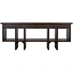Noir Furniture Noir Kirill Console, Ebony Walnut Sofas