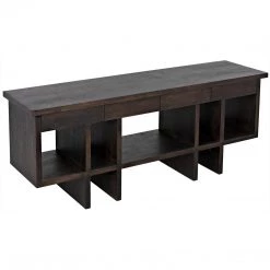 Noir Furniture Noir Kirill Console, Ebony Walnut Sofas