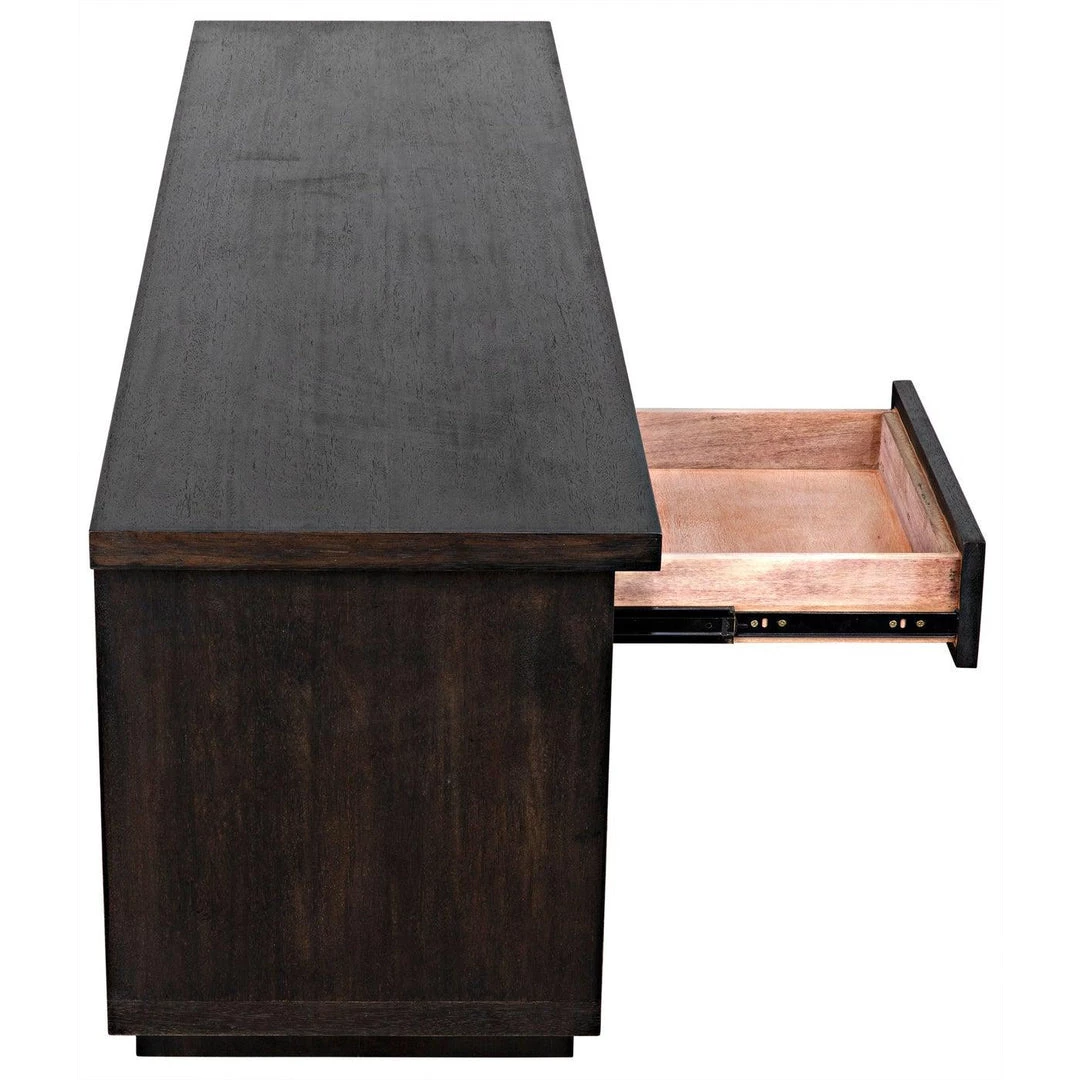 Noir Furniture Noir Kirill Console, Ebony Walnut Sofas