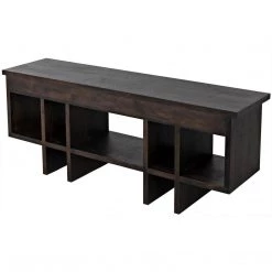 Noir Furniture Noir Kirill Console, Ebony Walnut Sofas