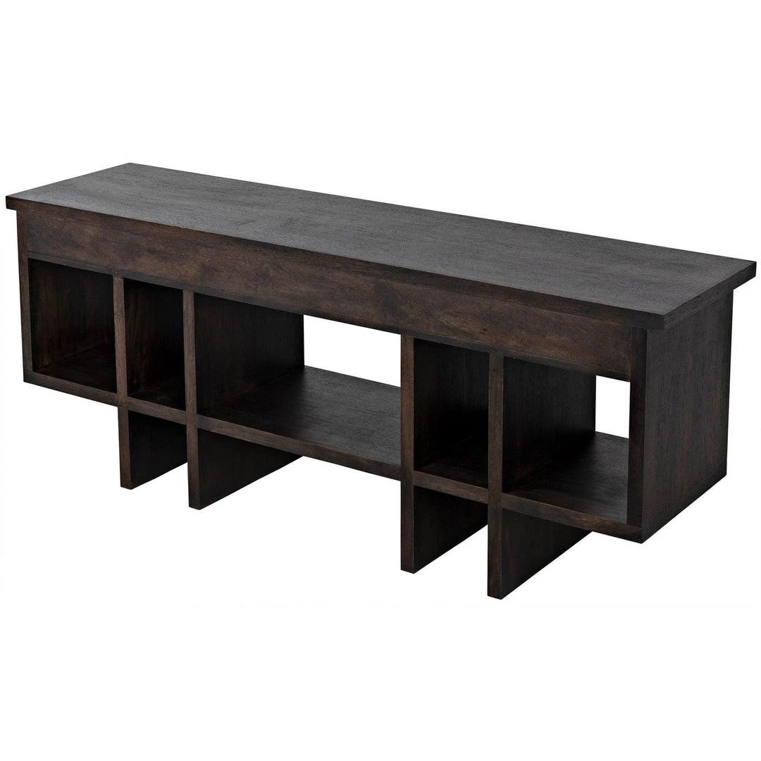 Noir Furniture Noir Kirill Console, Ebony Walnut Sofas