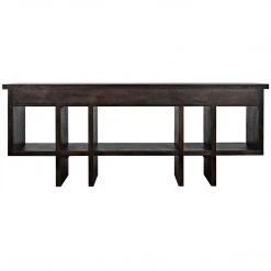 Noir Furniture Noir Kirill Console, Ebony Walnut Sofas