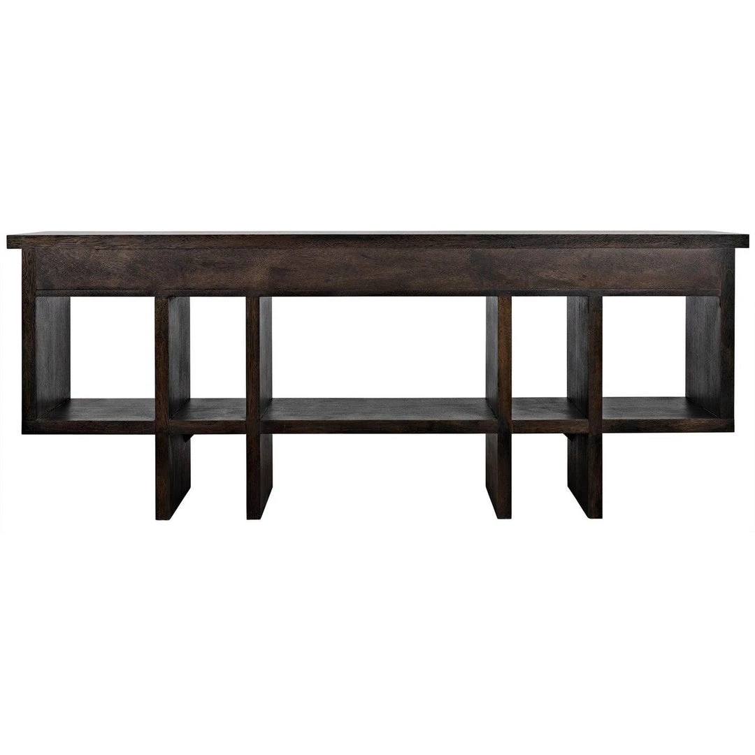 Noir Furniture Noir Kirill Console, Ebony Walnut Sofas
