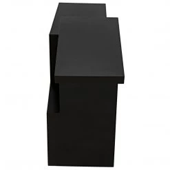 Noir Furniture Accent Tables Noir Jazz Console, Black Steel