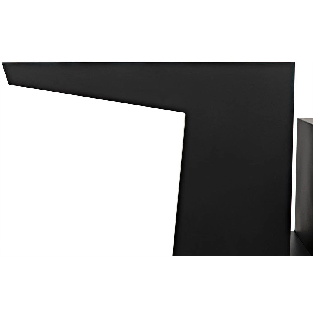 Noir Furniture Accent Tables Noir Jazz Console, Black Steel