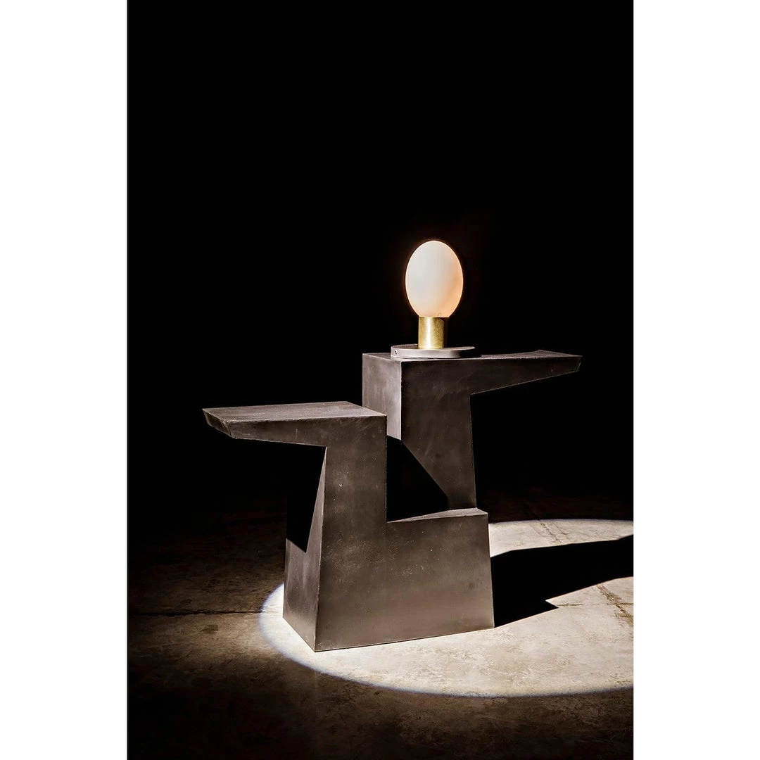 Noir Furniture Accent Tables Noir Jazz Console, Black Steel