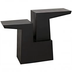 Noir Furniture Accent Tables Noir Jazz Console, Black Steel