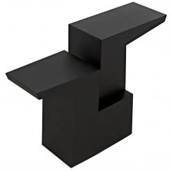 Noir Furniture Accent Tables Noir Jazz Console, Black Steel