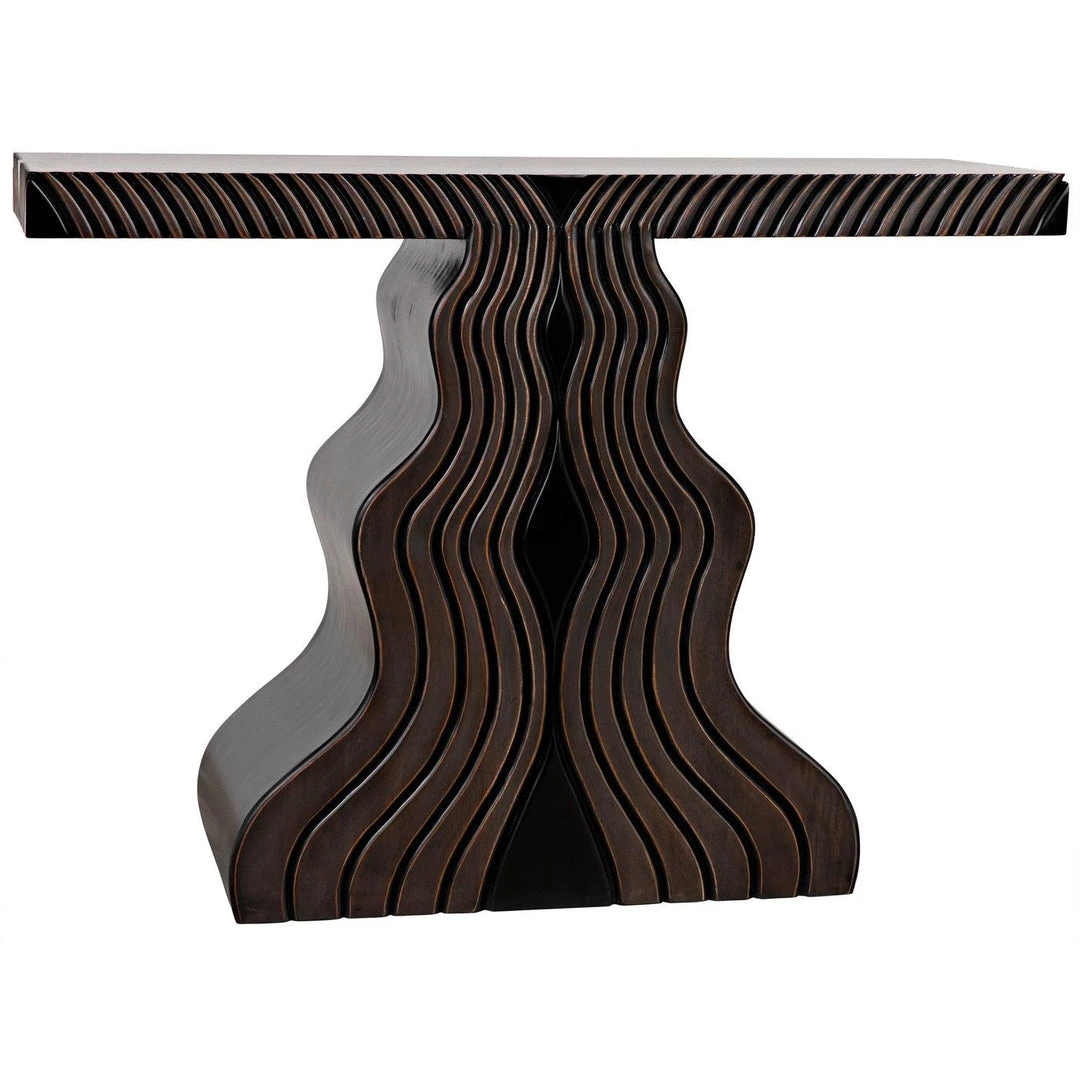 Noir Furniture Noir Ray Console, Pale Accent Tables