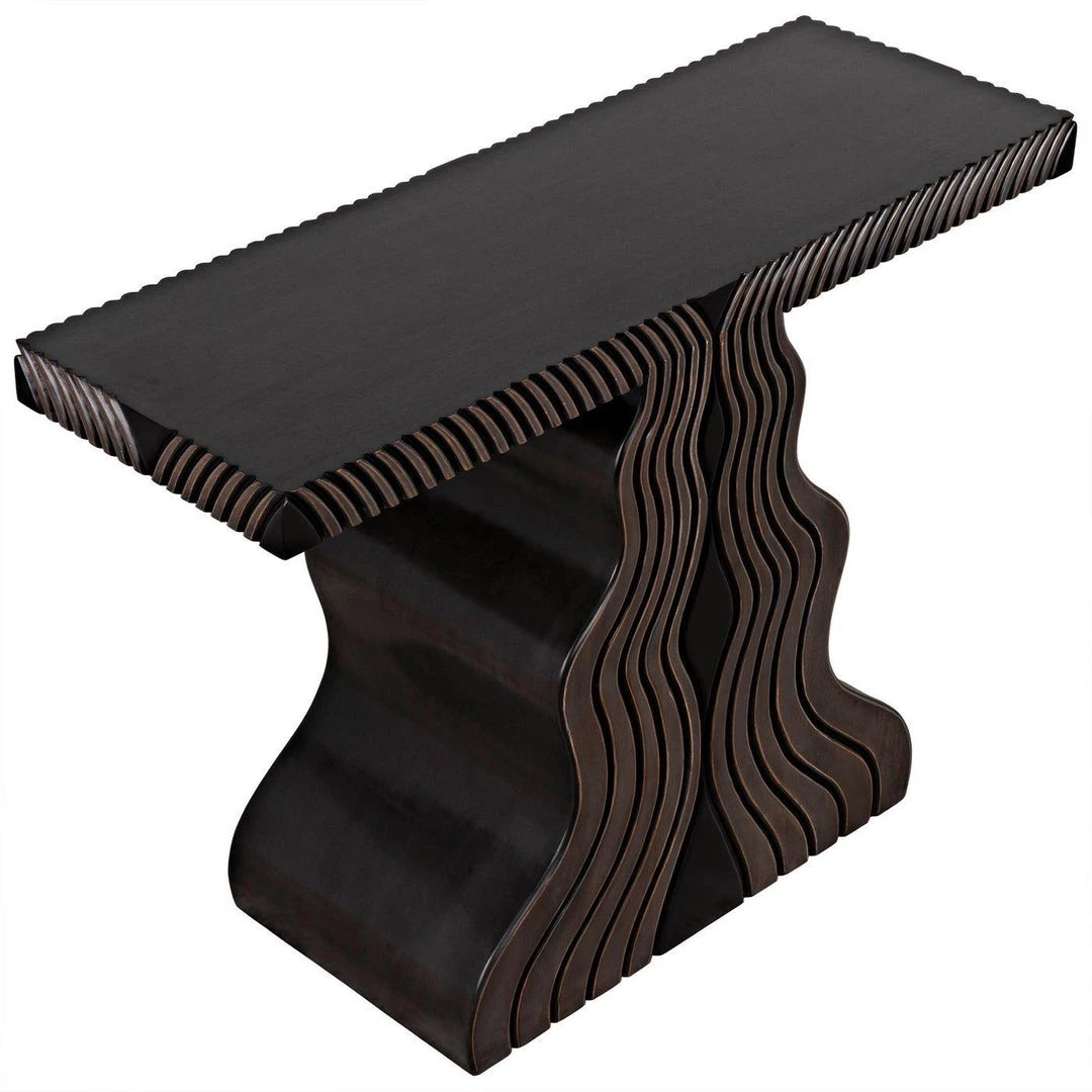 Noir Furniture Noir Ray Console, Pale Accent Tables
