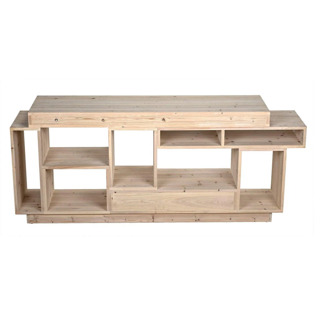 Noir Furniture Buffets Noir Harry Sideboard, Bleached Old Wood