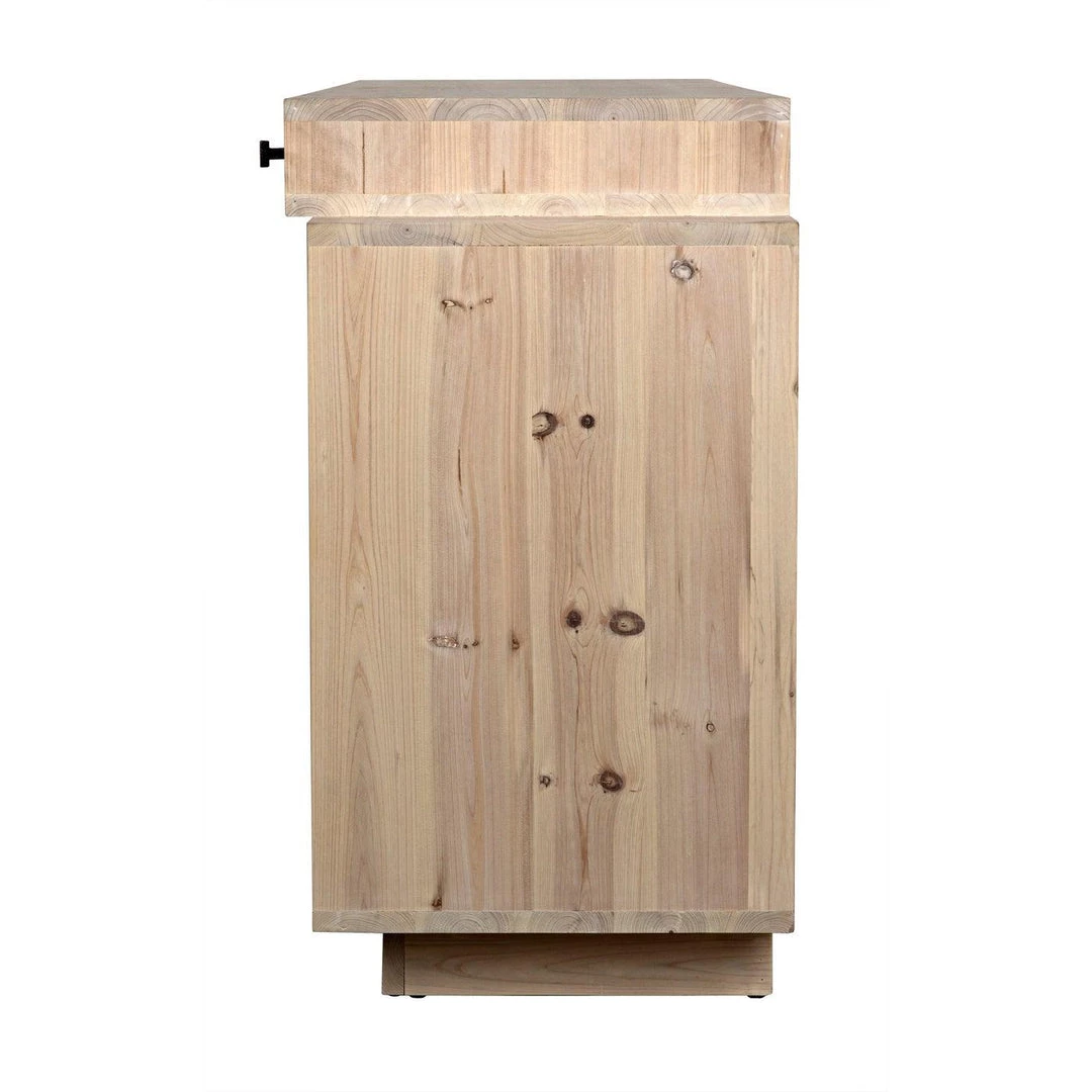 Noir Furniture Buffets Noir Harry Sideboard, Bleached Old Wood