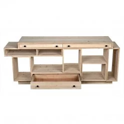 Noir Furniture Buffets Noir Harry Sideboard, Bleached Old Wood