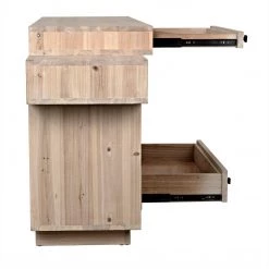 Noir Furniture Buffets Noir Harry Sideboard, Bleached Old Wood