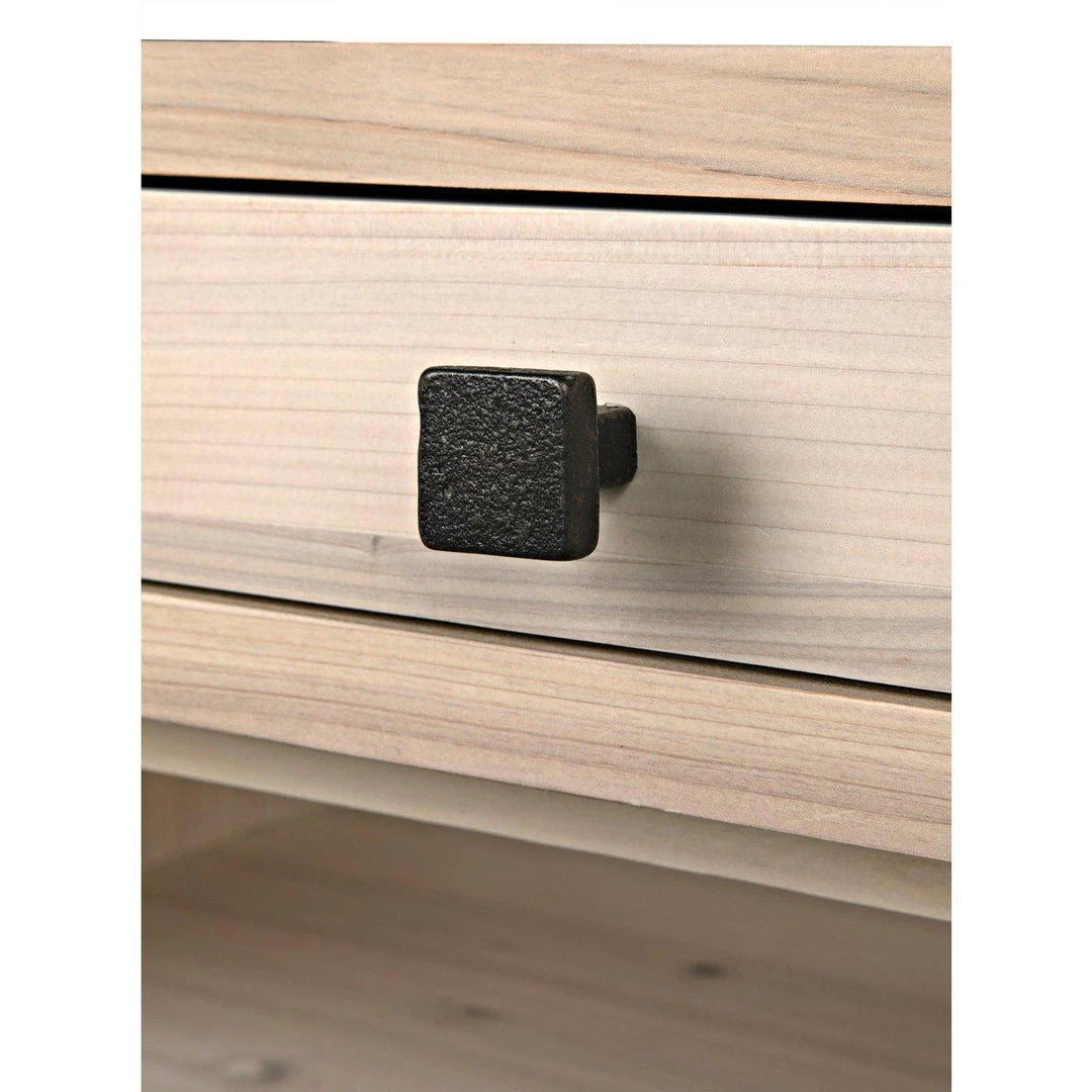 Noir Furniture Buffets Noir Harry Sideboard, Bleached Old Wood