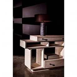 Noir Furniture Buffets Noir Harry Sideboard, Bleached Old Wood