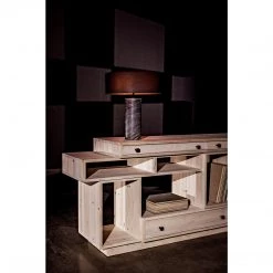 Noir Furniture Buffets Noir Harry Sideboard, Bleached Old Wood