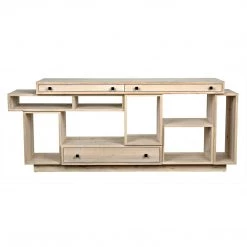 Noir Furniture Buffets Noir Harry Sideboard, Bleached Old Wood