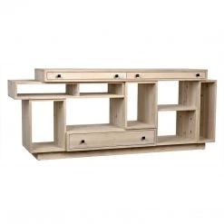 Noir Furniture Buffets Noir Harry Sideboard, Bleached Old Wood