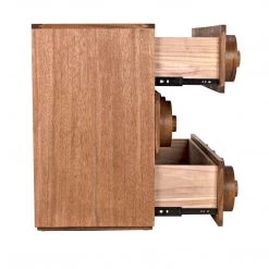 Noir Furniture Noir Lego Sideboard With 3 Drawers, Dark Walnut Buffets