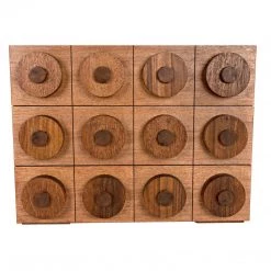 Noir Furniture Noir Lego Sideboard With 3 Drawers, Dark Walnut Buffets